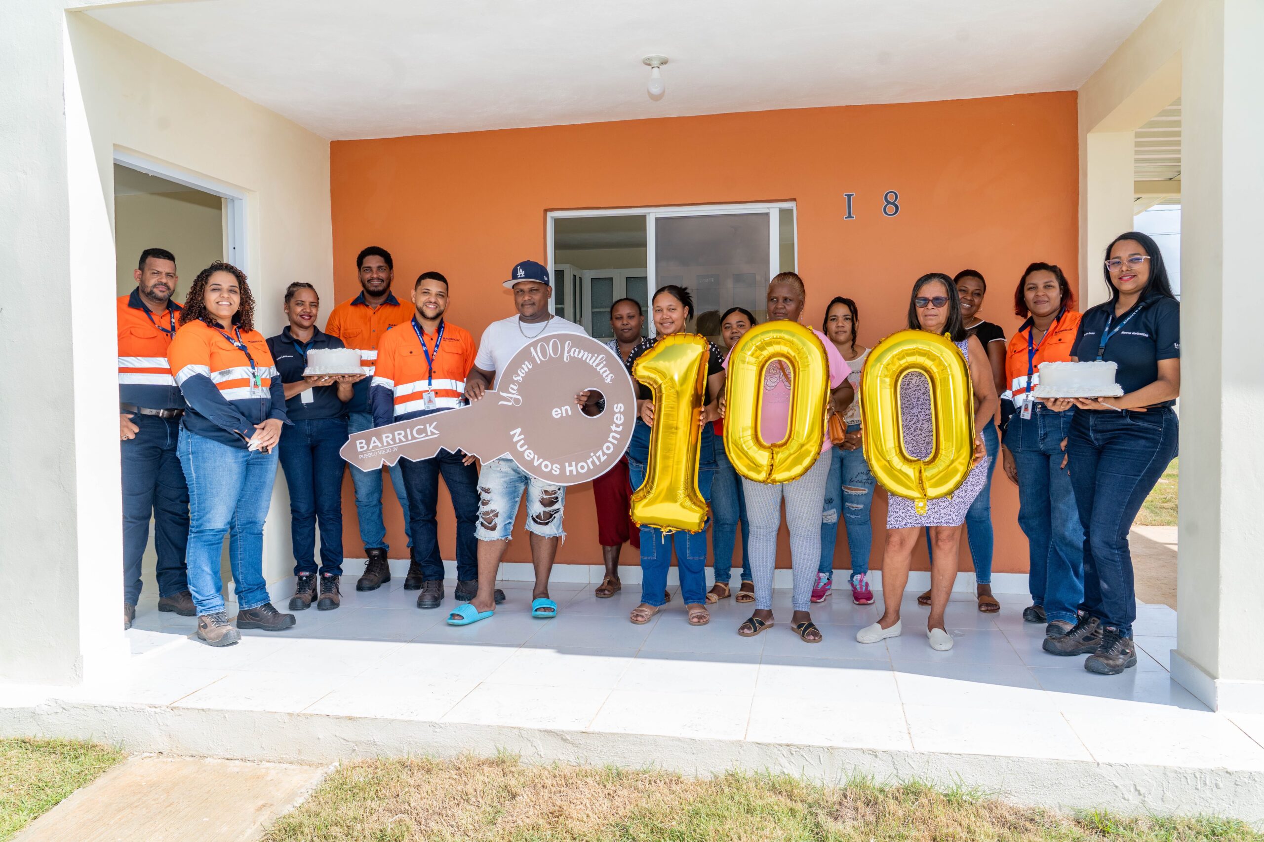 Reasentamiento de Barrick Pueblo Viejo avanza: 100 familias ya habitan en sus nuevos hogares