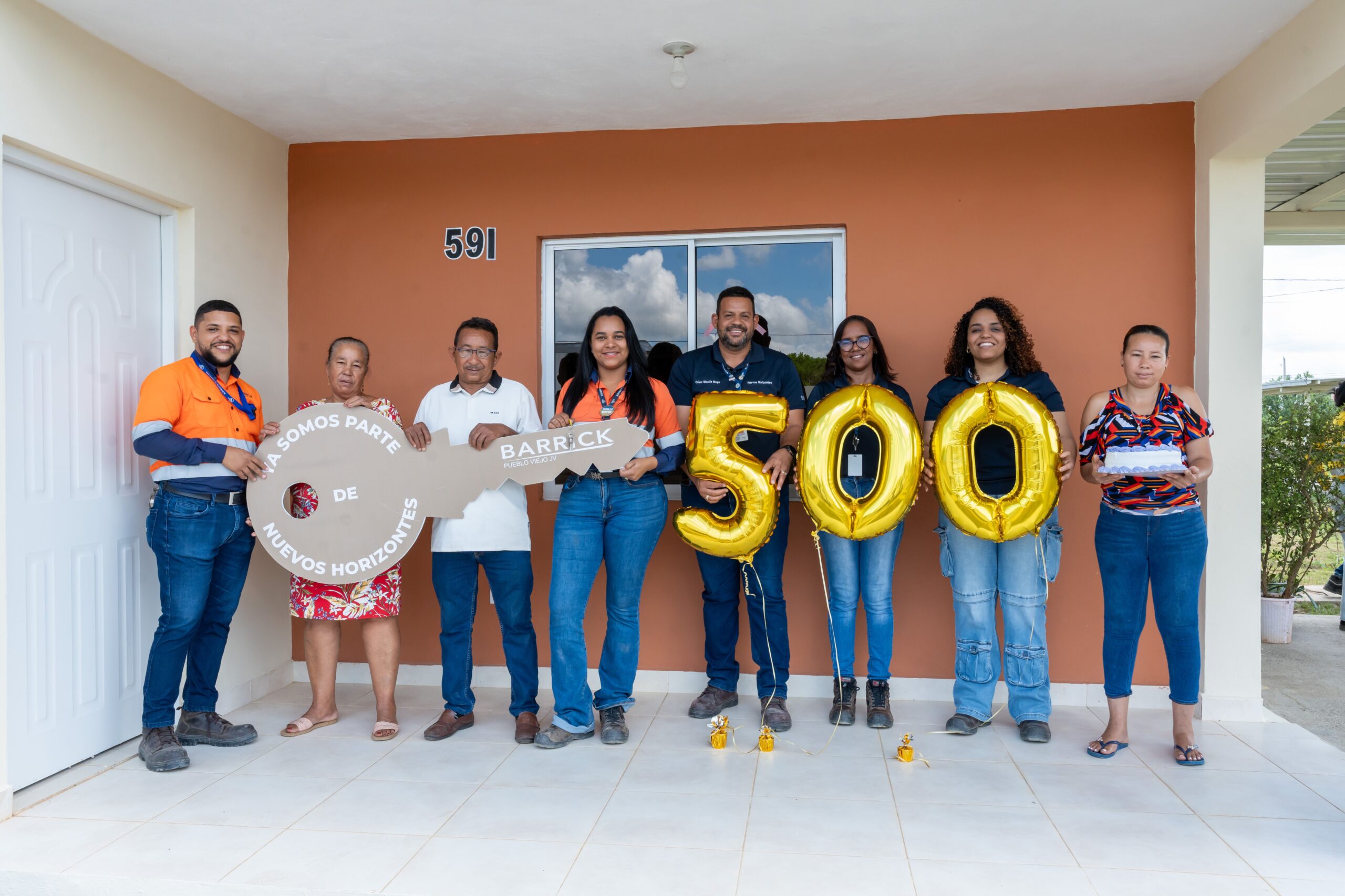 Reasentamiento de Barrick Pueblo Viejo alcanza nuevo hito:  500 familias ya viven en Nuevos Horizontes
